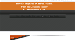 Desktop Screenshot of endwellchiro.com